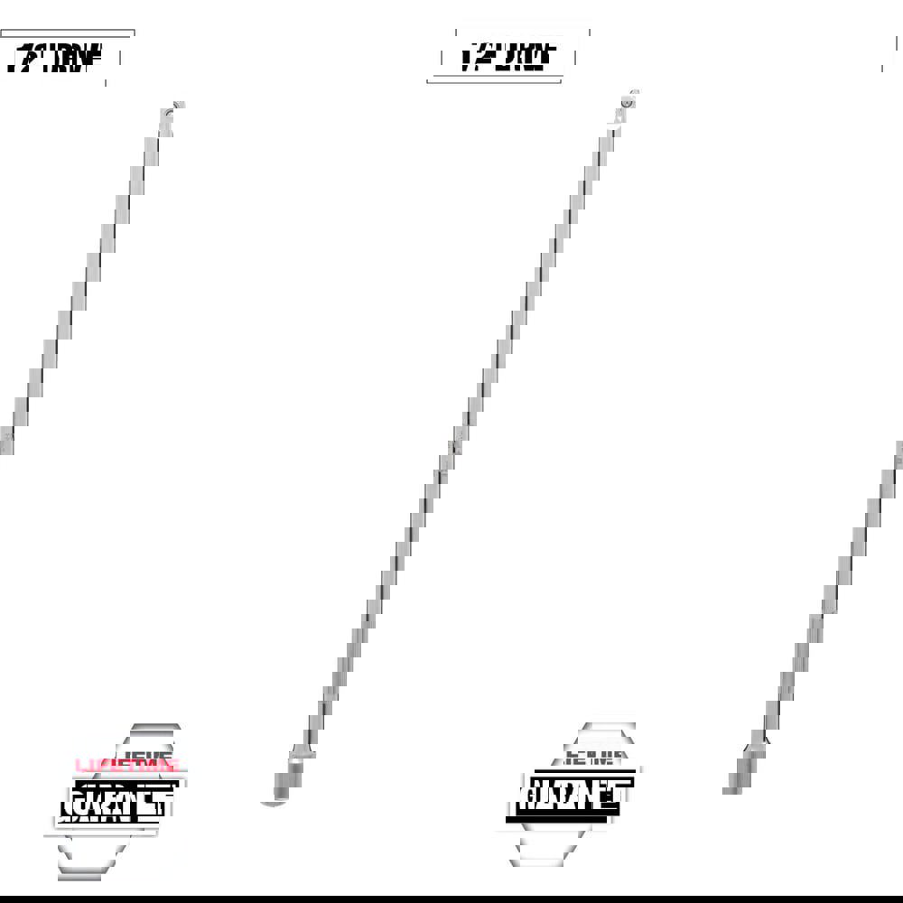 Socket Extensions; Tool Type: Drive Extension ; Extension Type: Non-Impact ; Drive Size: 1/2in (Inch); Finish: Chrome ; Overall Length (Decimal Inch): 15.0000 ; Material: Chromium-Vanadium Steel